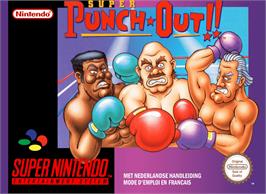 Box cover for Super Punch-Out!! on the Nintendo SNES.