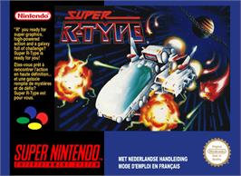Box cover for Super R-Type on the Nintendo SNES.