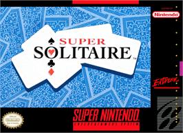 Box cover for Super Solitaire on the Nintendo SNES.