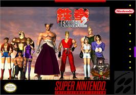 Box cover for Tekken 2 on the Nintendo SNES.