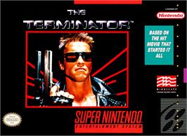 Box cover for Terminator, The on the Nintendo SNES.