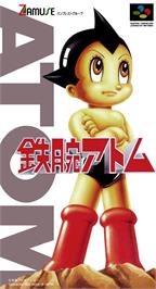 Box cover for Tetsuwan Atom on the Nintendo SNES.