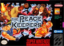 Box cover for The Peace Keepers on the Nintendo SNES.