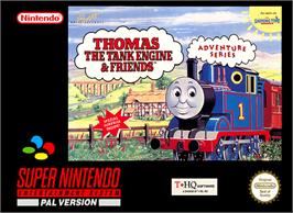 Box cover for Thomas the Tank Engine & Friends on the Nintendo SNES.