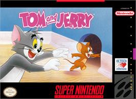 Box cover for Tom And Jerry on the Nintendo SNES.
