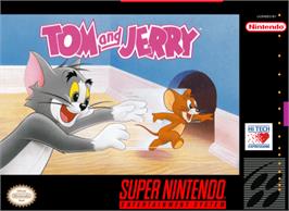 Box cover for Tom and Jerry on the Nintendo SNES.