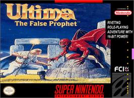 Box cover for Ultima VI: The False Prophet on the Nintendo SNES.