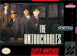Box cover for Untouchables, The on the Nintendo SNES.