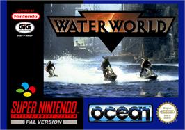 Box cover for Waterworld on the Nintendo SNES.