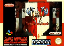 Box cover for Weaponlord on the Nintendo SNES.