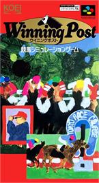 Box cover for Winning Post on the Nintendo SNES.