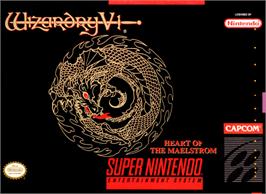 Box cover for Wizardry V: Heart of the Maelstrom on the Nintendo SNES.