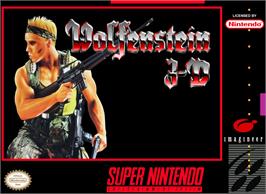 Box cover for Wolfenstein 3d on the Nintendo SNES.