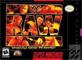 Box cover for Wwf Raw on the Nintendo SNES.