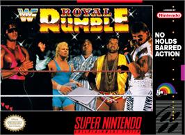 Box cover for Wwf Royal Rumble on the Nintendo SNES.