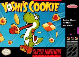 Box cover for Yoshi's Cookie on the Nintendo SNES.