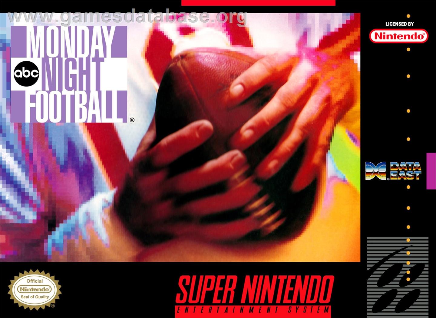Abc Monday Night Football - Nintendo SNES - Artwork - Box