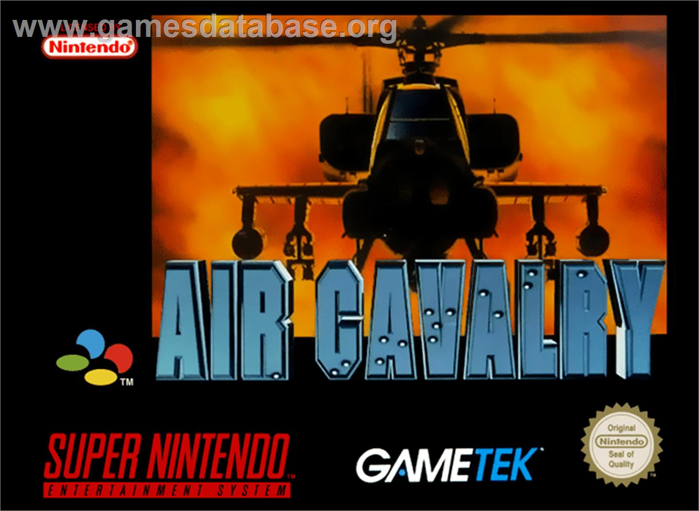 Air Cavalry - Nintendo SNES - Artwork - Box