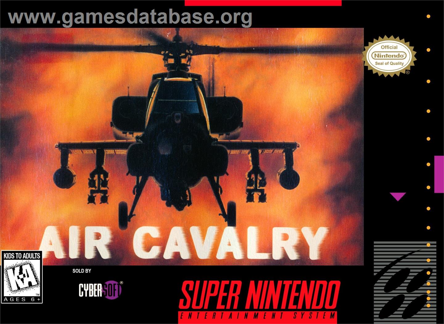 Air Cavalry - Nintendo SNES - Artwork - Box