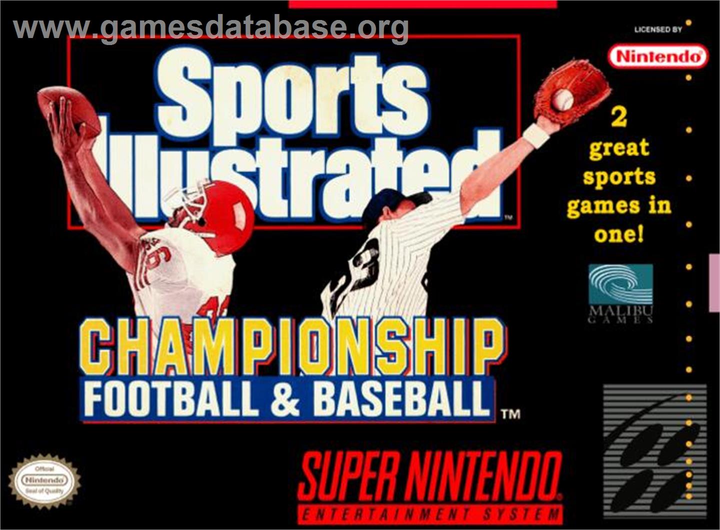 All-american Championship Football - Nintendo SNES - Artwork - Box