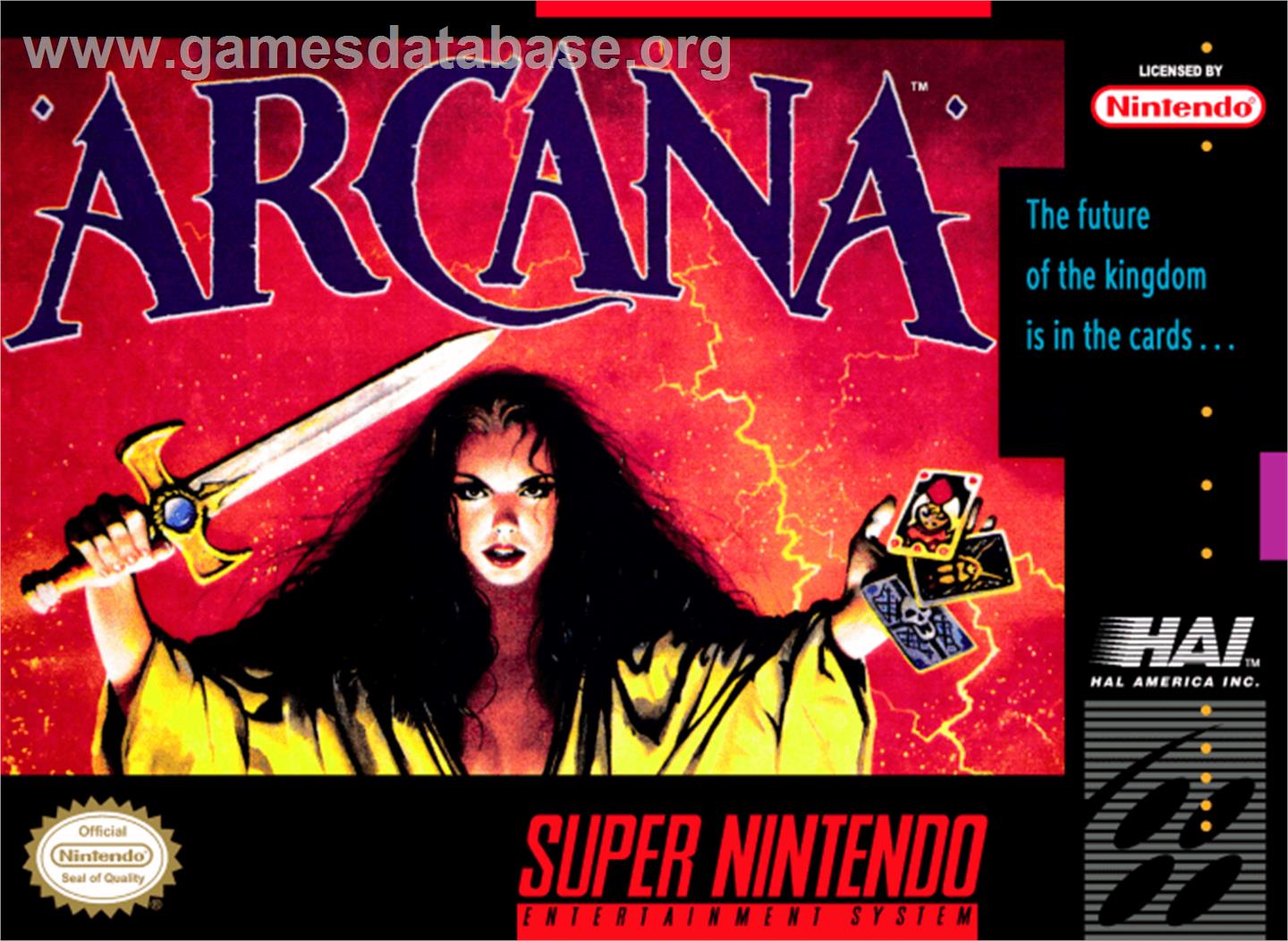 Arcana - Nintendo SNES - Artwork - Box