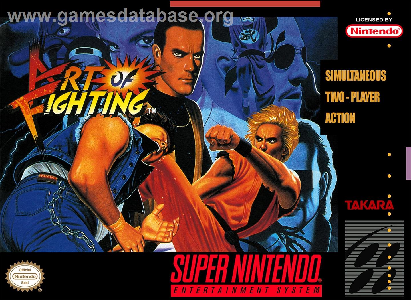 Art Of Fighting - Nintendo SNES - Artwork - Box