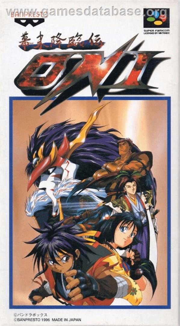 Bakumatsu Kourin Den: Oni - Nintendo SNES - Artwork - Box