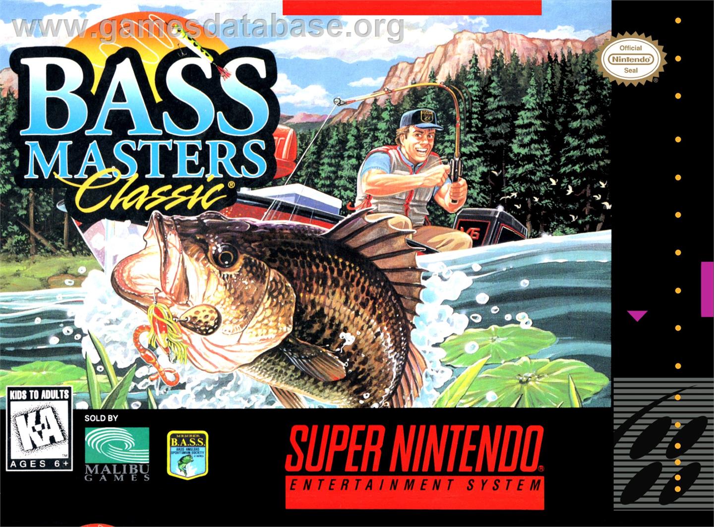 Bass Masters Classic - Nintendo SNES - Artwork - Box