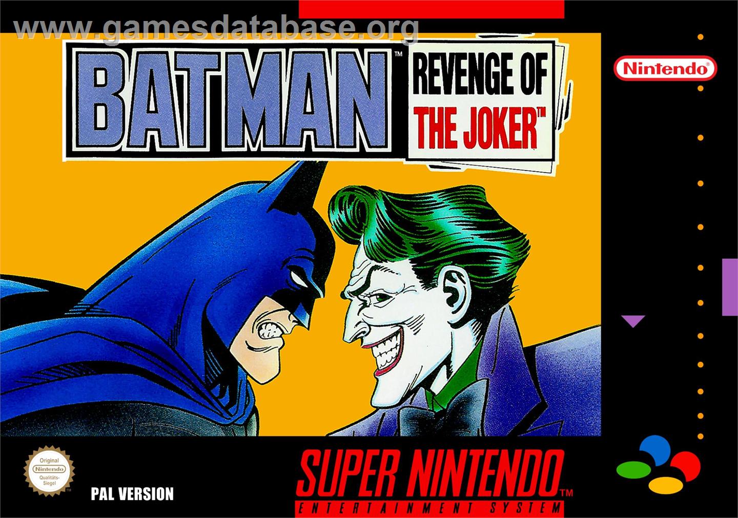 Batman - Revenge Of The Joker - Nintendo SNES - Artwork - Box