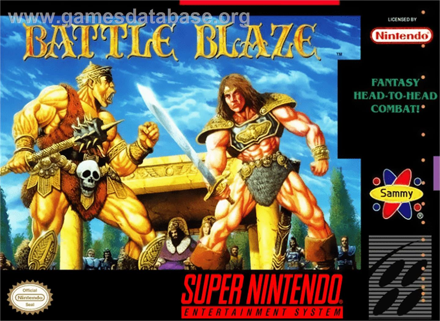 Battle Blaze - Nintendo SNES - Artwork - Box