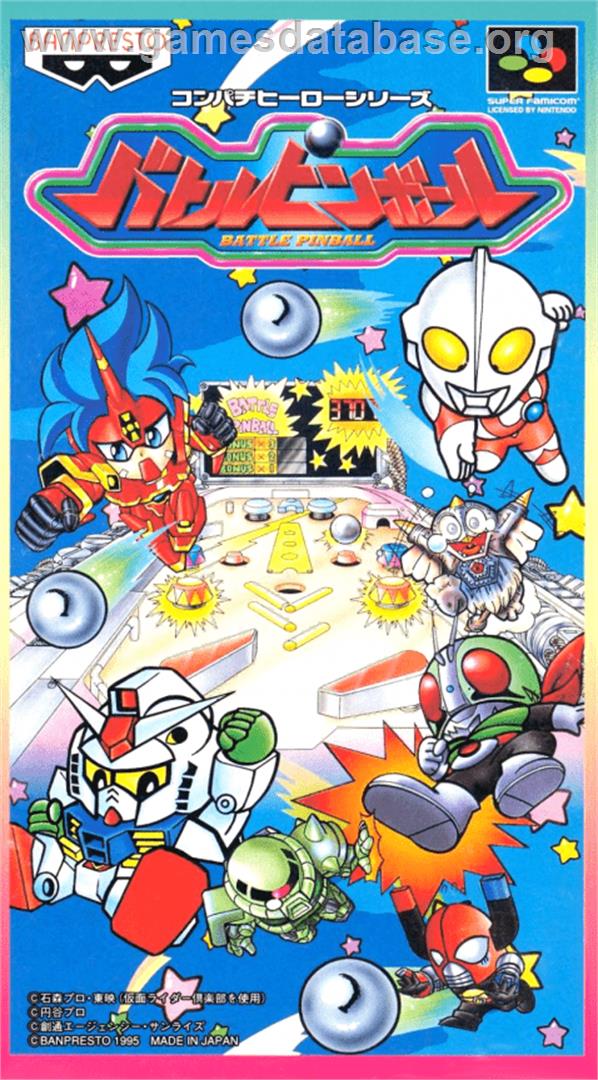 Battle Pinball - Nintendo SNES - Artwork - Box