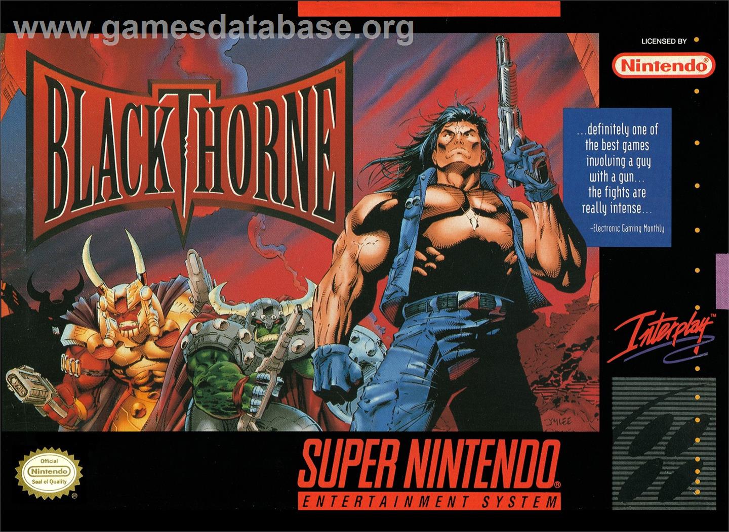 Blackhawk - Nintendo SNES - Artwork - Box