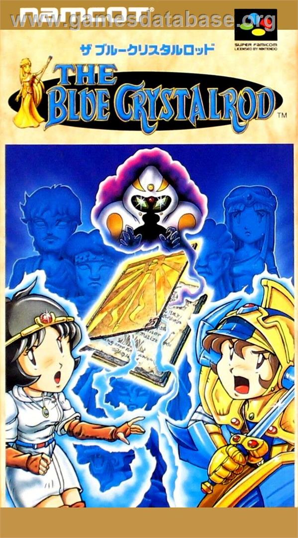 Blue Crystalrod, The - Nintendo SNES - Artwork - Box