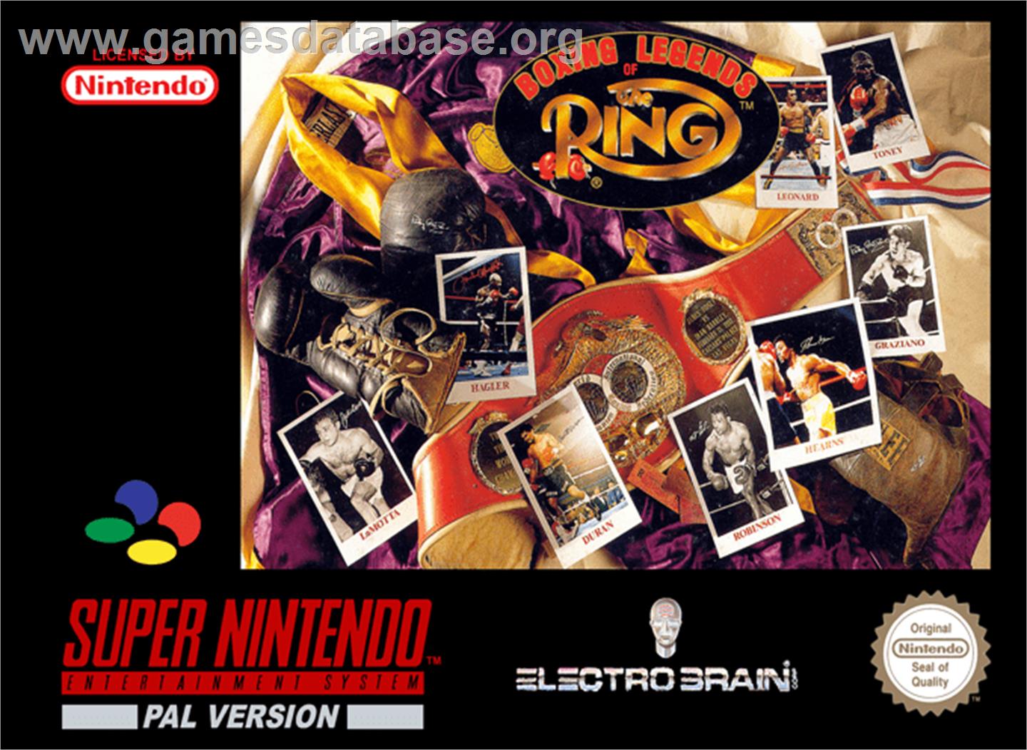 Boxing Legends of the Ring - Nintendo SNES - Artwork - Box