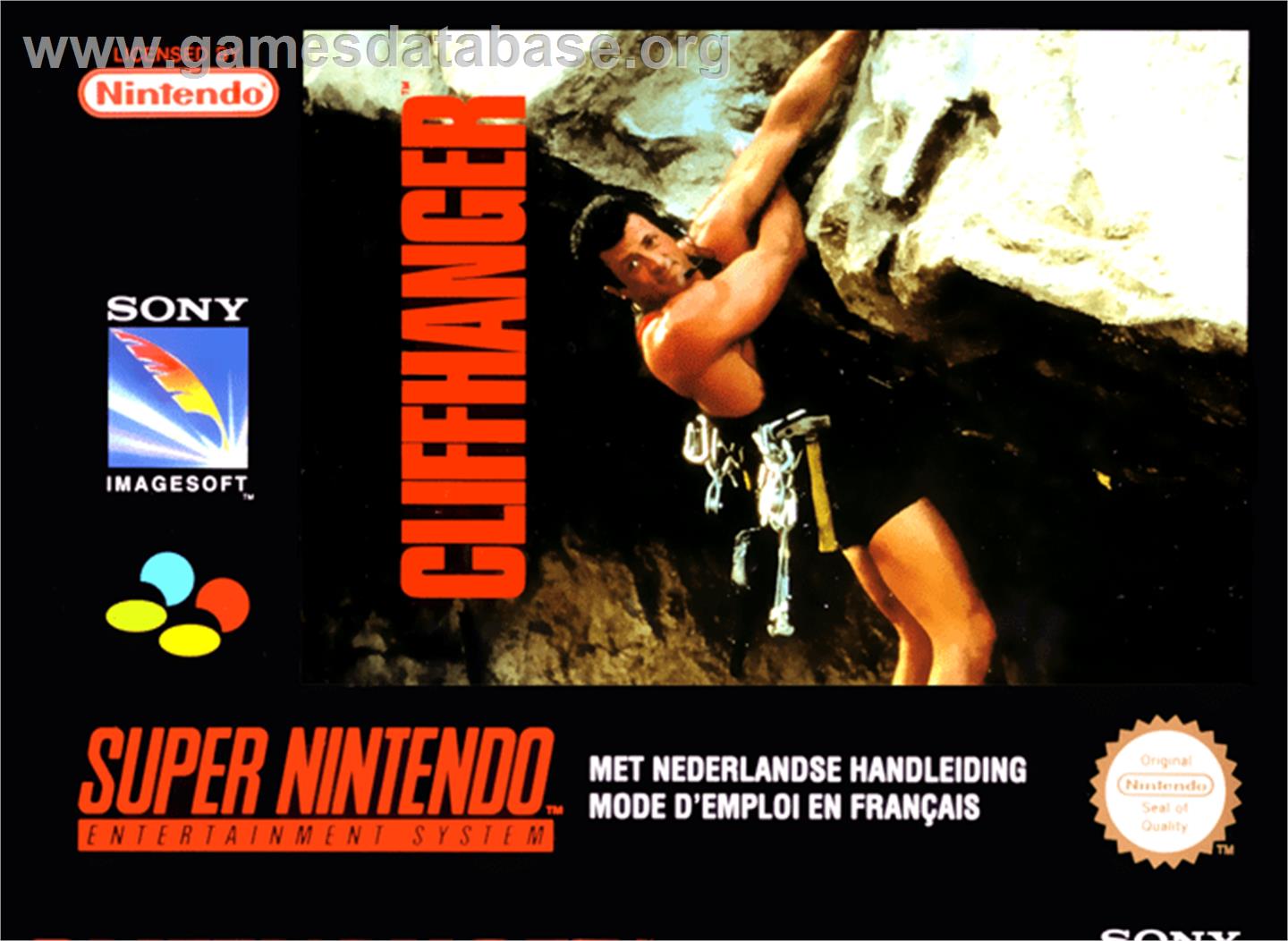 Cliffhanger - Nintendo SNES - Artwork - Box