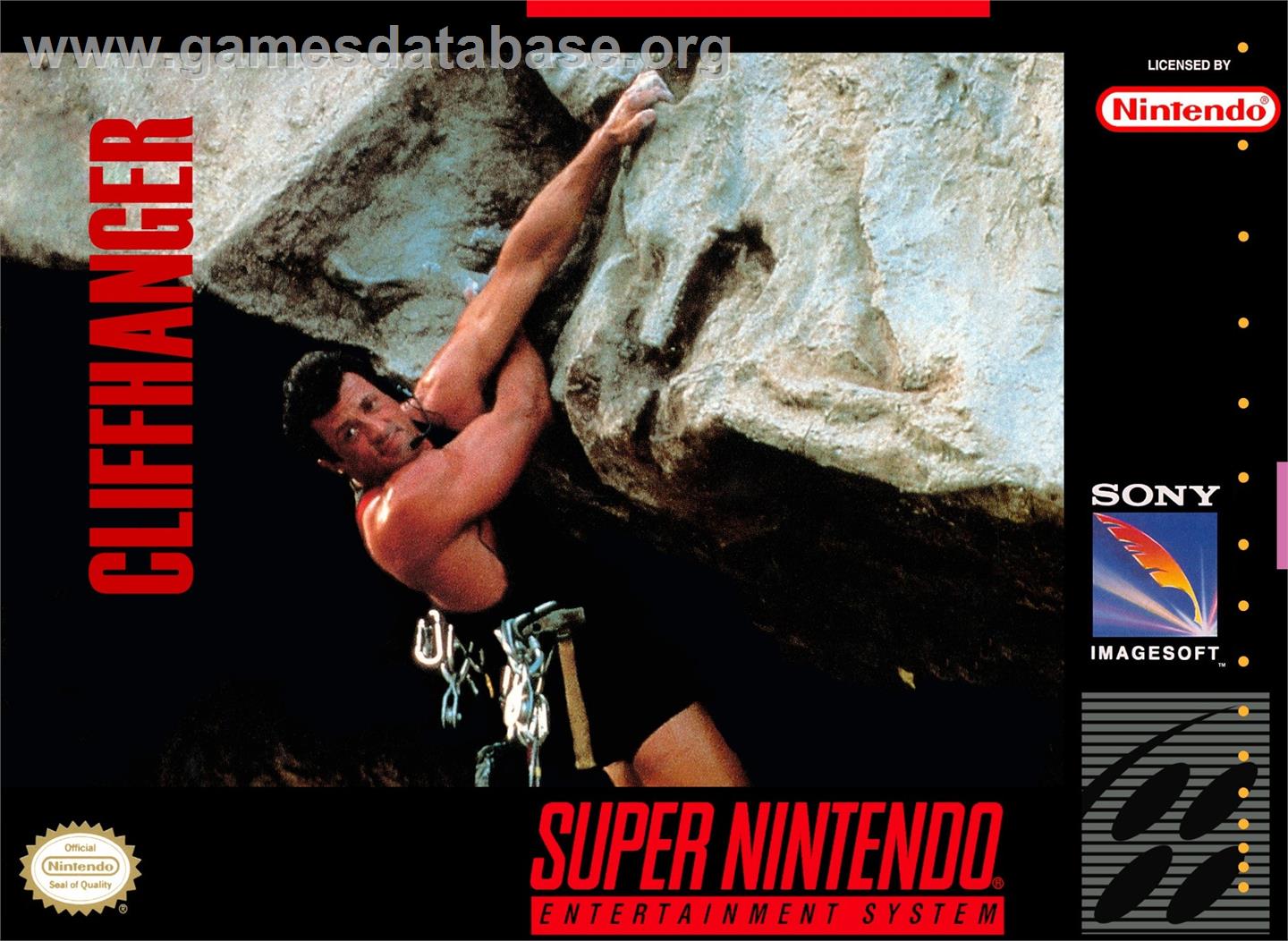 Cliffhanger - Nintendo SNES - Artwork - Box