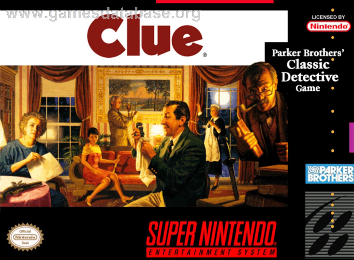 Clue - Nintendo SNES - Artwork - Box