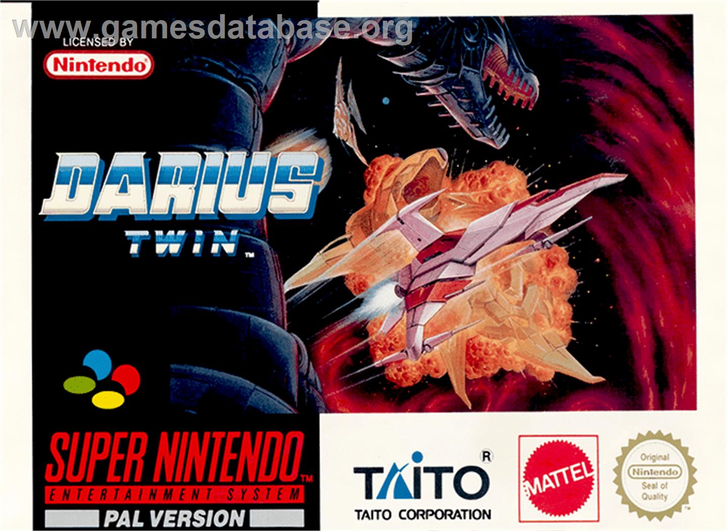 Darius Twin - Nintendo SNES - Artwork - Box