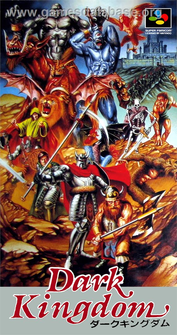 Dark Kingdom - Nintendo SNES - Artwork - Box