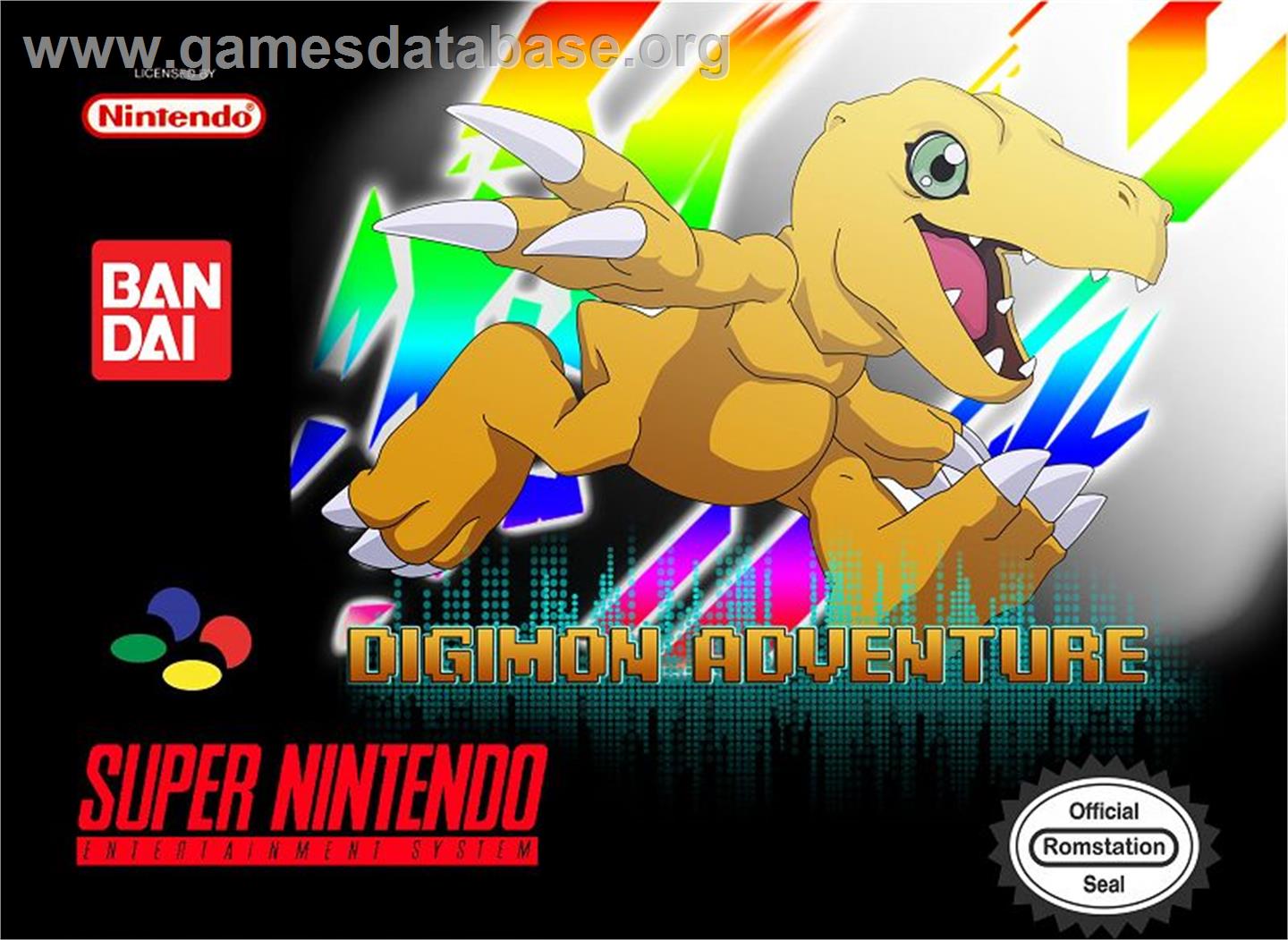 Digimon Adventure (bootleg) - Nintendo SNES - Artwork - Box