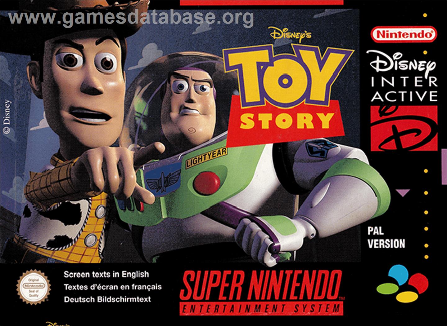 Disney's Toy Story - Nintendo SNES - Artwork - Box
