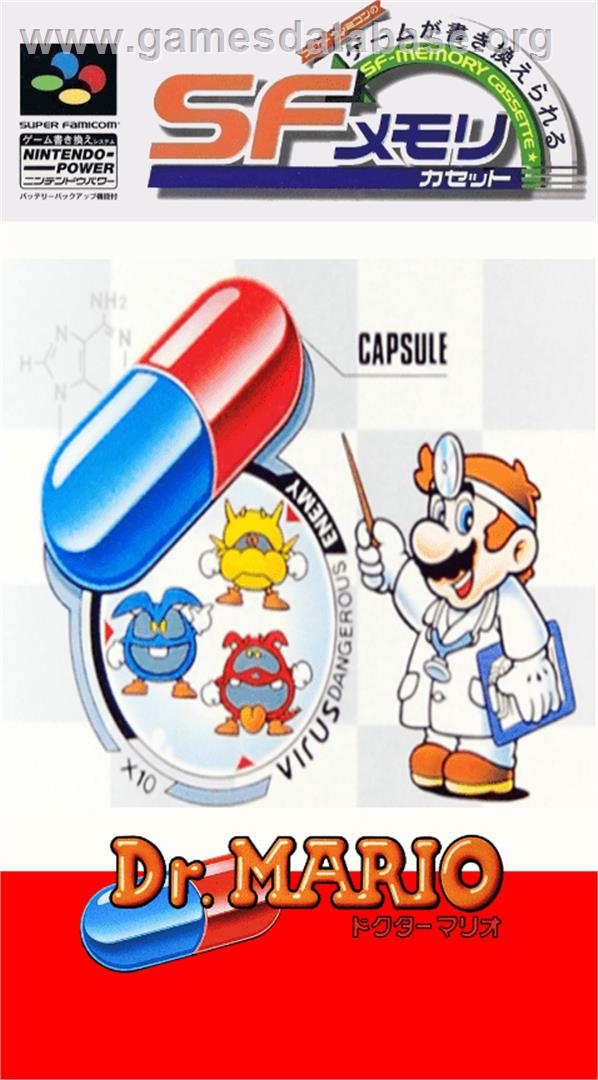Dr. Mario - Nintendo SNES - Artwork - Box