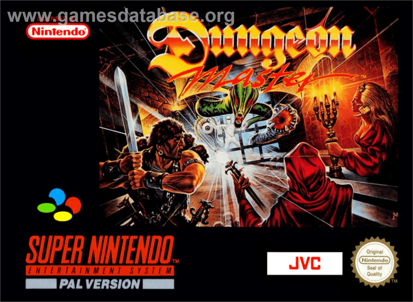 Dungeon Master - Nintendo SNES - Artwork - Box