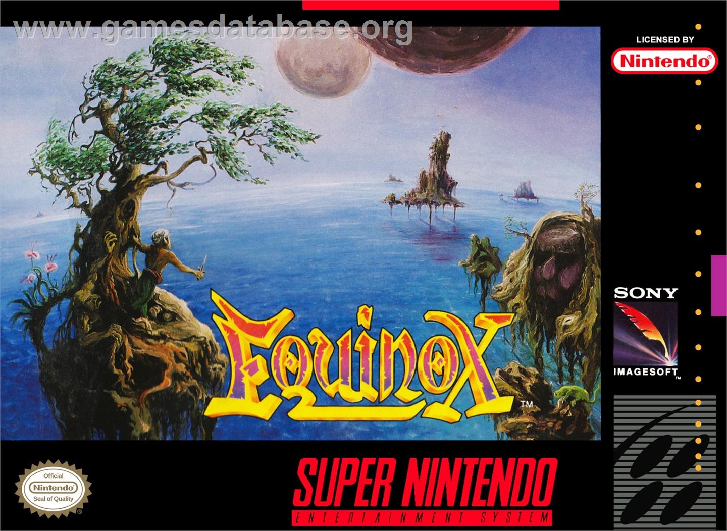 Equinox - Nintendo SNES - Artwork - Box