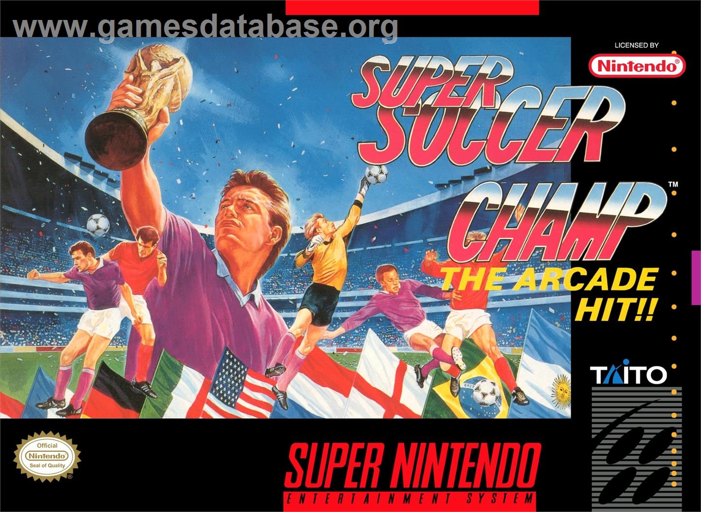 European Football Champ - Nintendo SNES - Artwork - Box