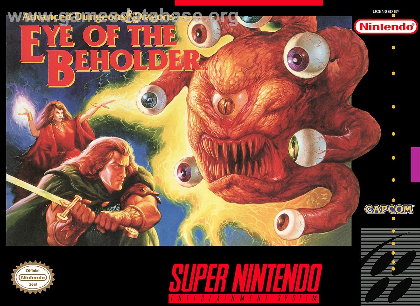 Eye Of The Beholder - Nintendo SNES - Artwork - Box