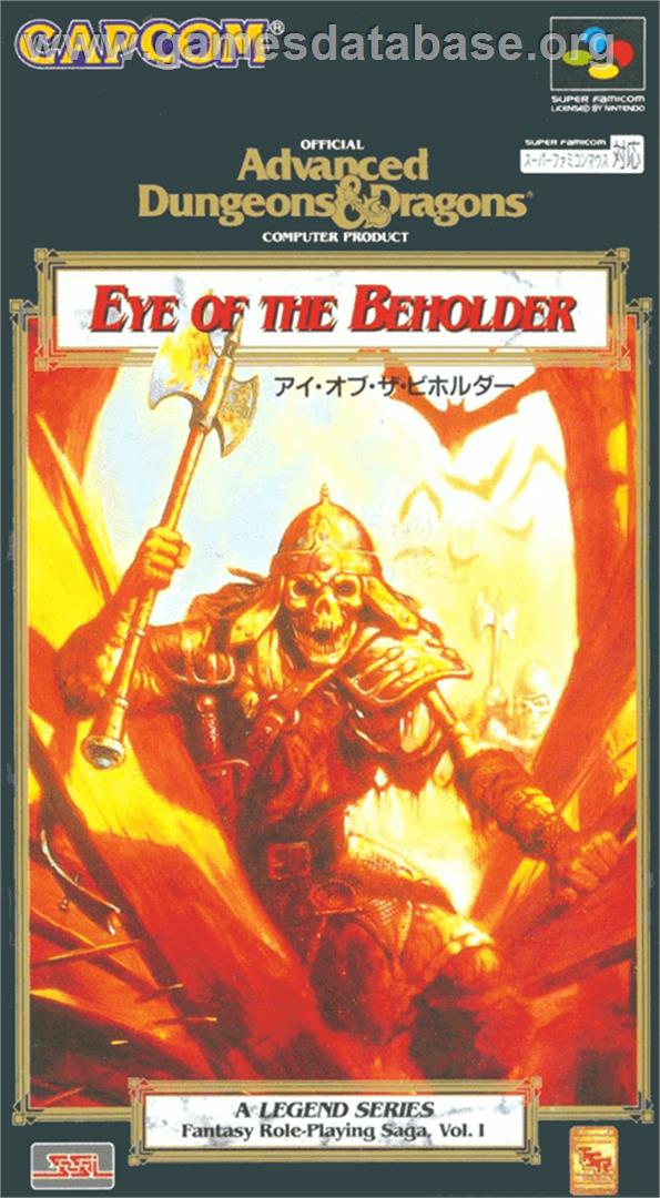 Eye of the Beholder - Nintendo SNES - Artwork - Box