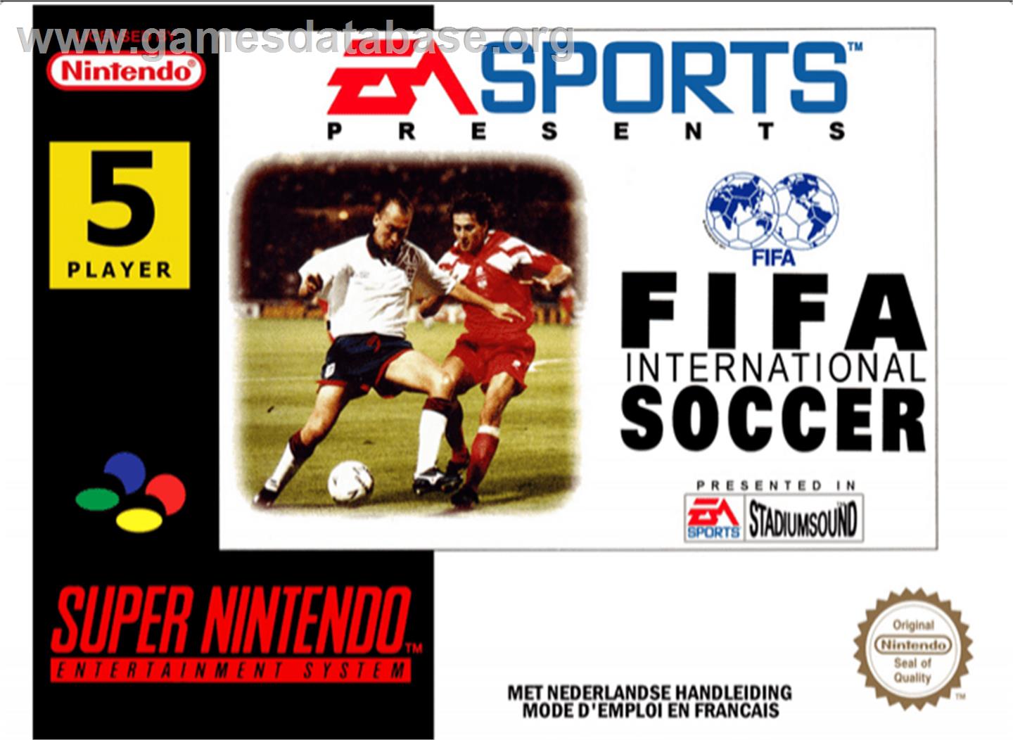 FIFA International Soccer - Nintendo SNES - Artwork - Box