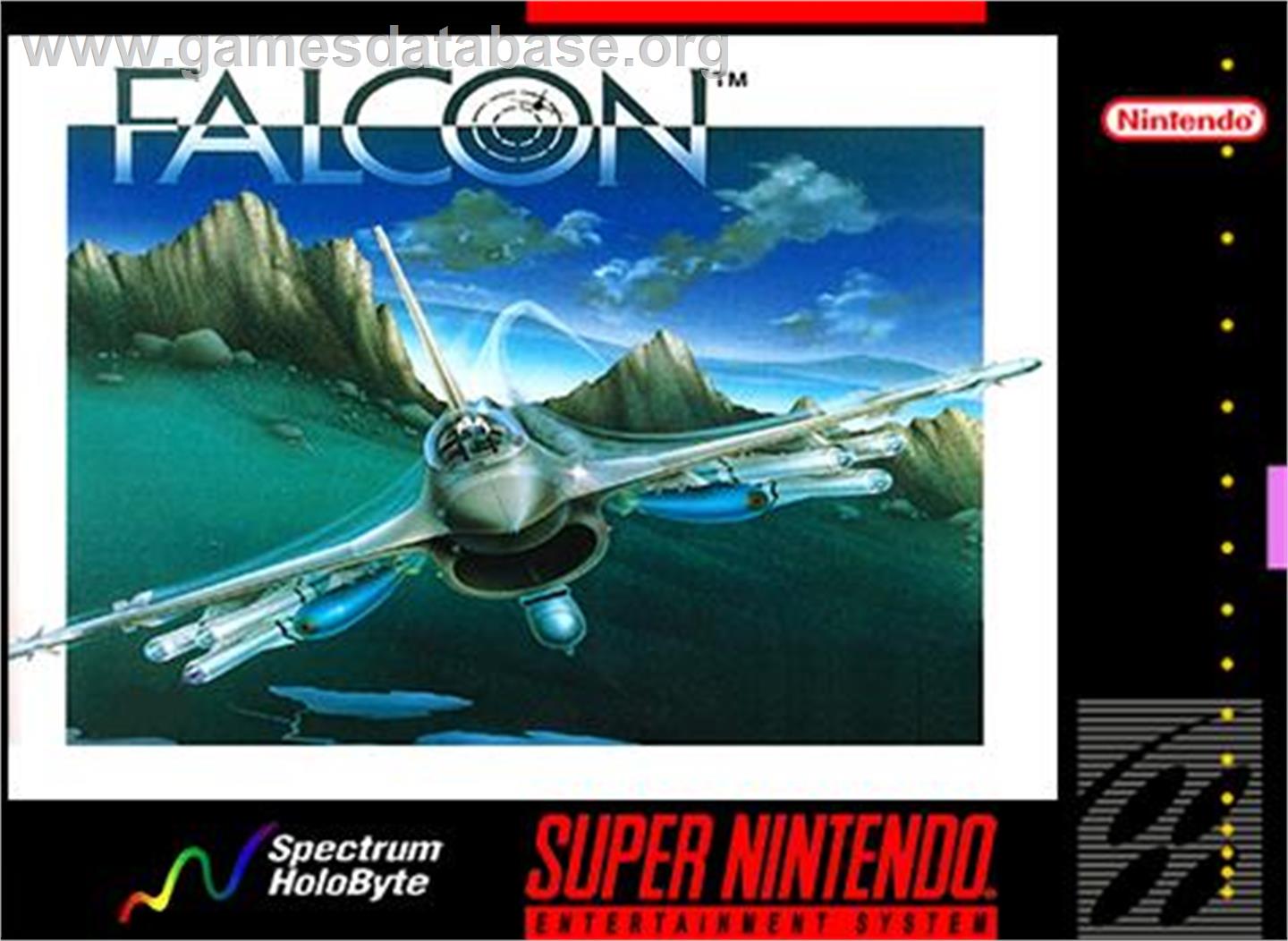 Falcon - Nintendo SNES - Artwork - Box