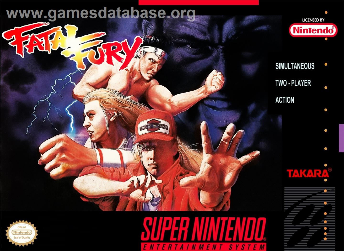 Fatal Fury - Nintendo SNES - Artwork - Box
